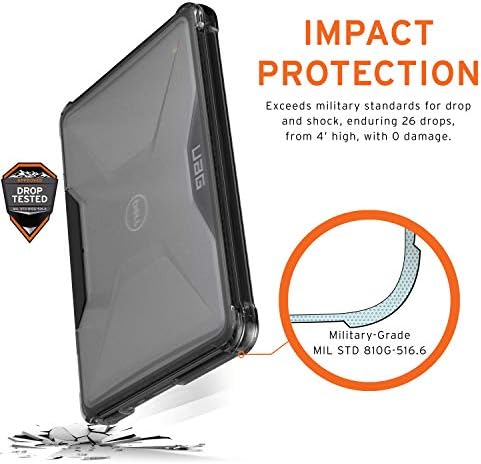 KENTSEL ZIRH DİŞLİ UAG Uyumlu Dell Chromebook 3100 için Kılıf Plyo [Buz] Tüy Hafif Sağlam Askeri Damla Test Koruyucu