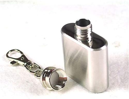 Sperrins Mini şarap şişesi Anahtarlık Paslanmaz Çelik Likör Hip Flask Anahtarlık vidalı kapak Taşınabilir Anahtarlık
