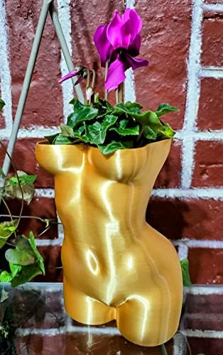 Benzersiz Ev Dekor Çiçek Vazo Kadın Vücut Şekilli Ekici Feminist ve Anatomik Saksı Kapalı ve Açık Dekoratif Boho