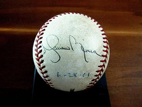 Mariano Rivera Ny Yankees Hof Şampiyonu Kurtardı İmzalı Otomatik Oml Oyunu Kullanılmış Beyzbol Jsa-MLB İmzalı Oyun
