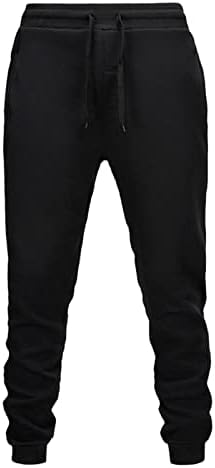 Erkek Rahat Ceket Üst Pantolon Katı İki Parçalı Uzun Kollu Fermuar Kapşonlu Cep Ceket İpli ve Balo Smokin (Siyah