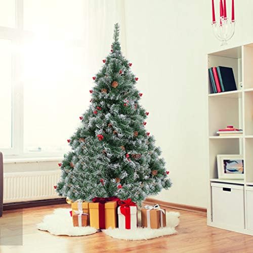 Ywındl Gerçekçi Noel Ağacı ile Standı, 6 / 7ft Prim Yapay Menteşeli Köknar Ağaçları, Sahte Kalem Noel Ağaçları, Noel
