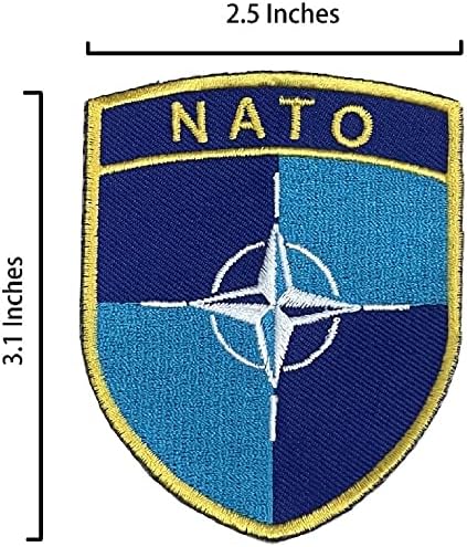 BİR - BİR OTAN Logo Pin+ Salih OTAN Zirvesi Kalkan Ordu rozetli yama + Polonya Alay Nakış Yama, NATO Yama için Şapka