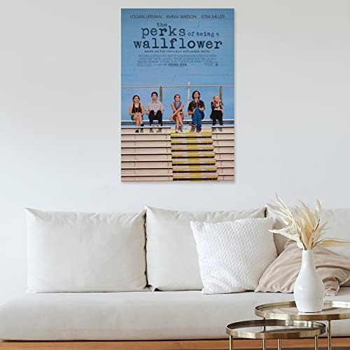 Wrııyo Olmanın Perks Bir WallFlower Film Afiş Tuval Duvar Sanatı Posterler Dekorasyon Çerçevesiz 12x18 inç (30x45