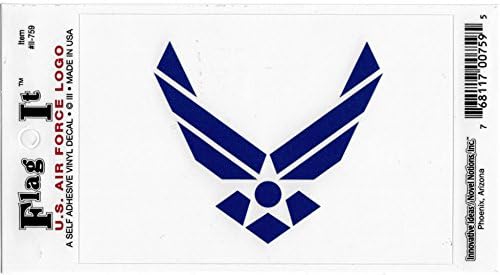 Otomobil, Kamyon veya Tekne için Hava Kuvvetleri Logosu Bayrak Çıkartması