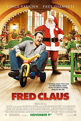 Fred Claus 2007 S/S Haddelenmiş Film Afişi 11. 5x17