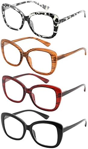 Eyekepper, Birlikte Verilen 4'lü Bayan Okuma Gözlüklerinde ve Kadınlar için 4'lü Okuyucularda %10 Tasarruf Edin +1,25