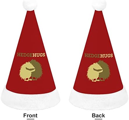 Çit Hugs Peluş Noel Şapka Yaramaz ve Güzel Noel baba Şapkaları ile Peluş Ağız ve Konfor Astar noel dekorasyonları