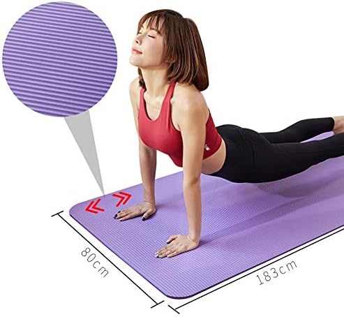 QTT Yoga matı Yoga matı Kaymaz egzersiz matı NBR spor matı Kaymaz Spor Ev Fitness Egzersiz Yoga Pilates Mat Halı