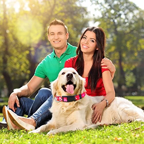 6 Adet Tatil Köpek Tasması Paskalya Günü Emniyetli Köpek Tasmaları Plastik Toka Ayarlanabilir Sevgililer Günü Aziz
