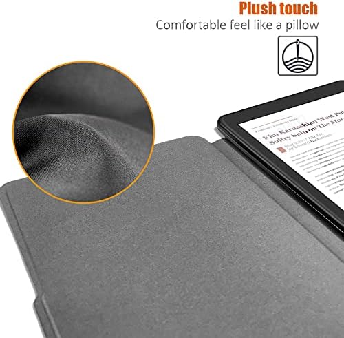 Kılıf için 6.8 Kindle Paperwhite (11th Nesil-2021 M3L3EK) KPW 5 Kindle İmza Sürümü-Premium PU deri kılıf Kapak, Şeffaf