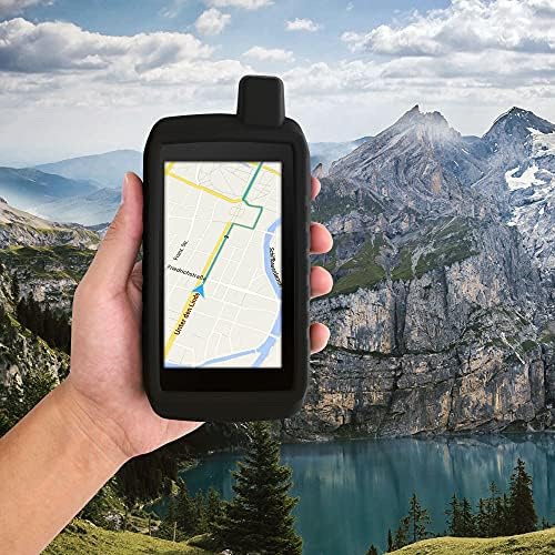 Garmin Montana 700 ile Uyumlu kwmobile Kılıfı - GPS Ahize Navigasyon Sistemi Yumuşak Silikon Cilt Koruyucu Kapak-Siyah