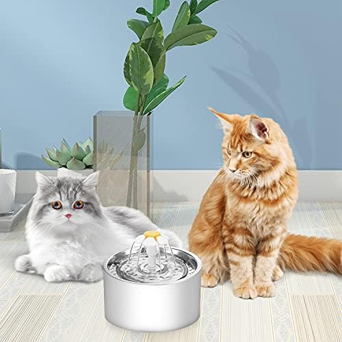 【Yeni Sürüm】 Kedi su çeşmesi Filtreleri, 8 paket Yedek Pet Çeşme Filtresi, 4 Ön Filtre süngeri ve 1 temizleme fırçası