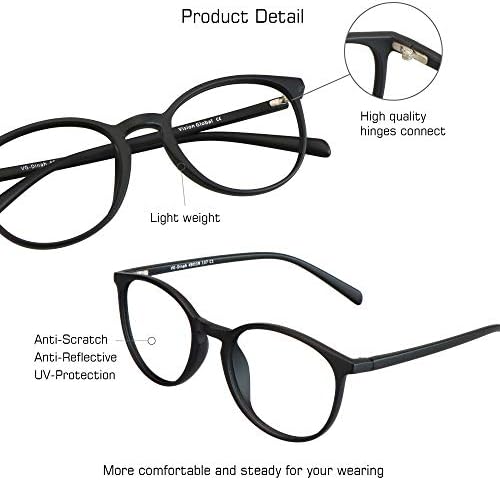 Kadınlar için mavi ışık engelleme gözlükleri, Anti göz yorgunluğu, şık kare / Oval çerçeve, parlama önleyici