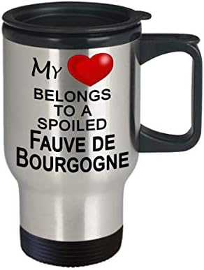 Fauve de Bourgogne, Tavşan Seyahat Kupası, Tavşan Aşığına Hediye - Kalbim Şımarık Bir Tavşana Ait