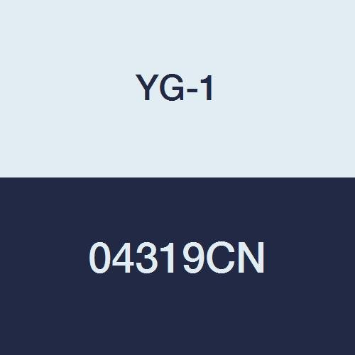 YG-1 04319CN HSSCo8 Parmak Freze, 4 Flüt, Normal Uzunluk, Kalay Kaplama, 3-1/4 Uzunluk, 31/64