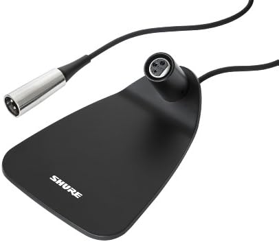 12 inç Kablolu Shure CVD-B Mikrofon Masaüstü Tabanı-Siyah