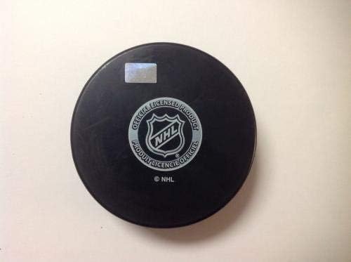 Mirco Mueller İmzalı NJ New Jersey Devils Hokey Diski a İmzalı NHL Diskleri İmzaladı