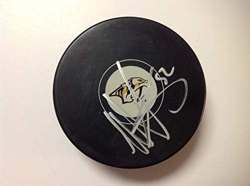 Matt Irwin İmzalı Nashville Predators Hokey Diski a-İmzalı NHL Diskleri İmzaladı
