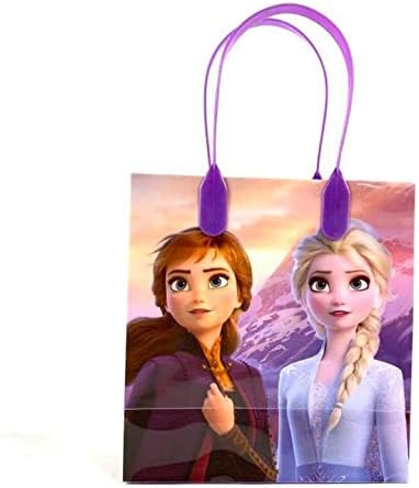 Four-seasonstore Dondurulmuş 2-Elsa, Anna & Olaf Premium Kalite Parti Favor Goodie Küçük hediye keseleri Renk 12