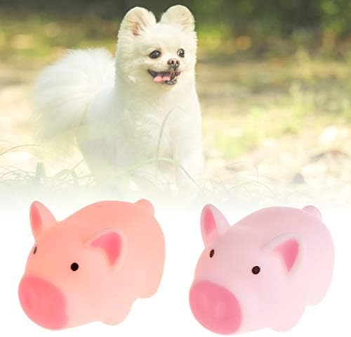 Fmıngdou 5 adet Gıcırtılı Domuz Pet Oyuncaklar Köpek Yavru Kedi Ses Sıkmak Çiğnemek Bite Silikon Sevimli Stres Giderici