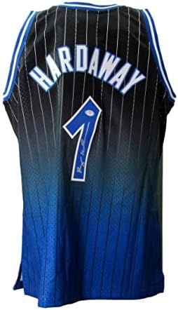 Anfernee Hardaway İmzalı Mavi Mitchell & Ness Forması Sihirli PSA / DNA İmzalı NBA Formaları