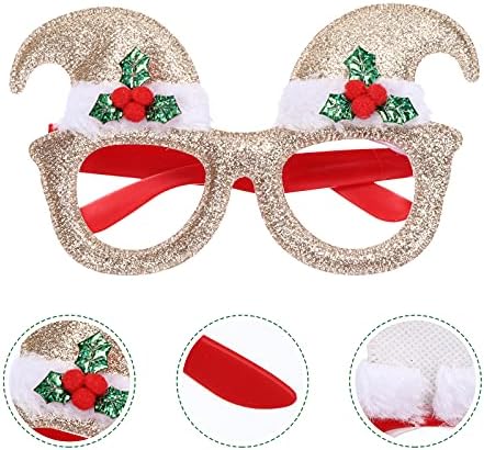 VALİCLUD Noel Şapka Şekilli Gözlük Oyuncak Dekoratif Noel Gözlük (Rastgele Renk) Dekorasyon