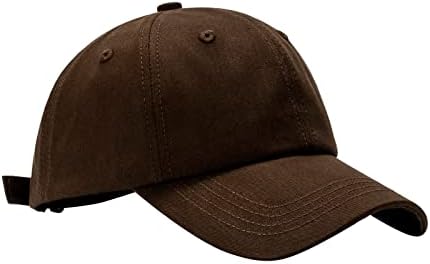 Erkekler Kadınlar için klasik Düz Güneşlik, Ayarlanabilir Polo Tarzı Düşük Profilli Kap, Unisex beyzbol şapkası Geri