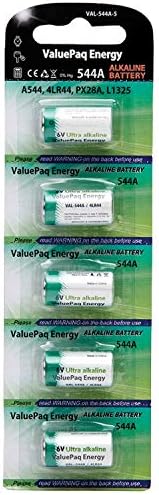 Dantona VAL-544A-5 ValuePaq Energy 544A Alkalin Silindirik Hücreli Piller, 5 Adet (1'li Paket)