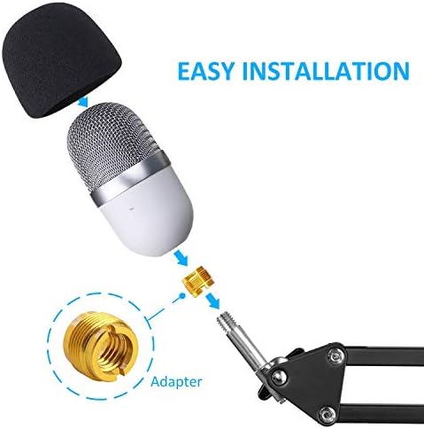 YOUSHARES Razer Seiren Mini mikrofon standı ile Mikrofon Köpük mikrofon standı ile Mikrofon Pop Filtre ile Uyumlu