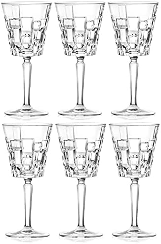 RCR Cristalleria Italiana Kristal Cam Drinkware Seti (Şarap Kadehi (7 oz) - 6 Parça Set)