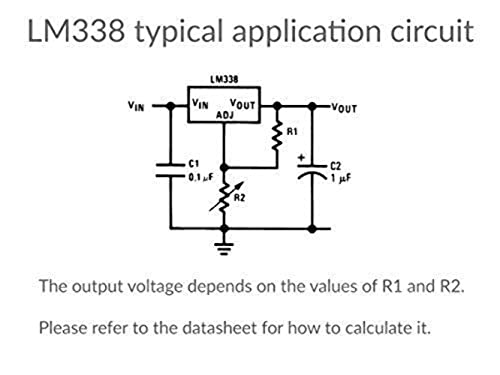 5 x LM338T Ayarlanabilir Voltaj Regülatörü 5A