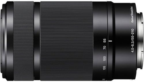 E 55-210mm f/4.5 – 6.3 OSS Lens (Siyah) 10 ADET Aksesuar Paketi İçerir 3 ADET filtre kiti (UV + CPL + FLD) + 4 ADET