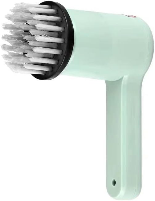 Akülü Spin Scrubber Fırça, Elektrikli Duş Scrubber Fırça, Taşınabilir Temizleme Aracı ile 2 Değiştirilebilir Fırça
