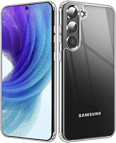 Samsung Galaxy S23 Plus Kılıfı için Tasarlanan Wilbur Şeffaf, [Sararma Önleyici ve Kaymaz] Şeffaf Darbeye Dayanıklı