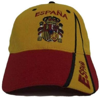 RFCO Espana İspanya İspanyolca Sarı ve Kırmızı Beyzbol Şapkası Kap