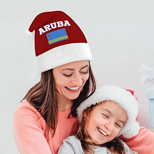 Aruba bayrağı Noel şapka toplu yetişkin şapka Noel şapka tatil Noel parti malzemeleri için