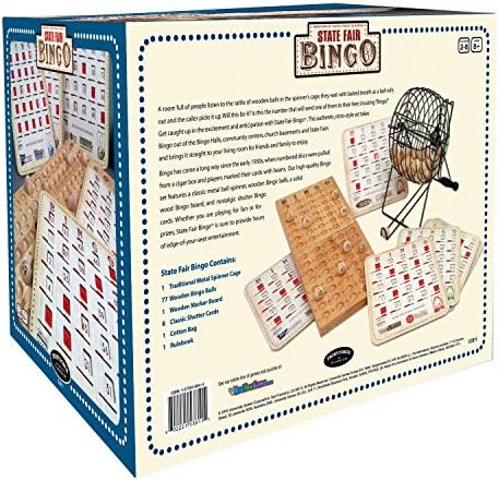Ön Sundurma Klasikleri Eyalet Fuarı Bingo Multi, 10x11x14 inç