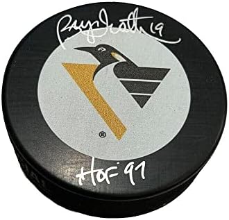 BRYAN TROTTİER İmzalı Pittsburgh Penguins Diski-HOF 97 İmzalı NHL Diskleri
