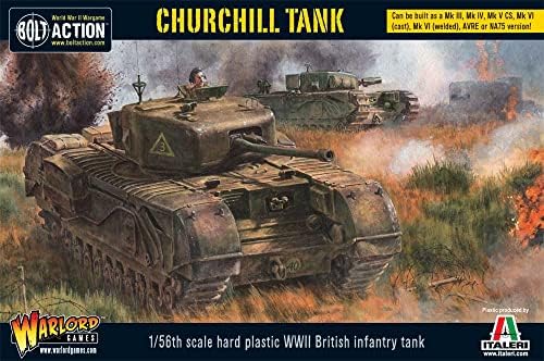 Cıvata Eylem Churchill Piyade Tankı 1: 56 İKINCI dünya savaşı Askeri Wargaming Plastik model seti