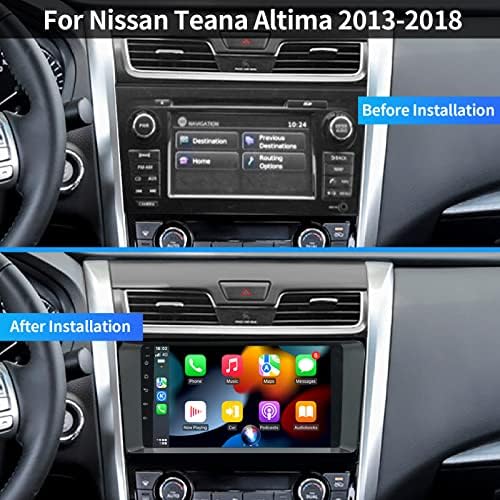 Nissan Teana Altima 2013-2018 için Wizanic Araba Müzik Seti, 9 inç IPS Dokunmatik Ekran Android 12 Araba Radyo ile