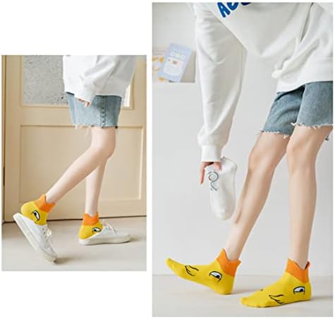 Serin Komik Aptal Funky Çorap Erkekler Kadınlar için Sevimli Eğlenceli Emoji Grafik Gülen Yüz Pamuk Ekip Çorap Hediyeler