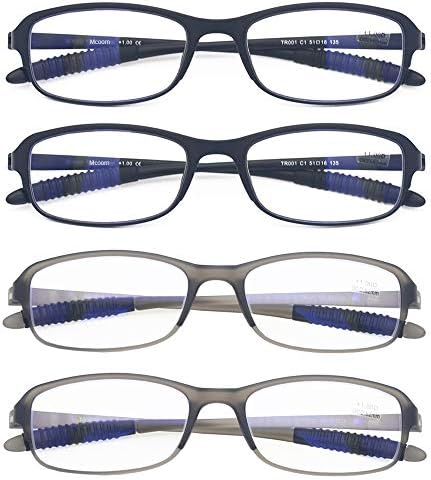 Bilgisayar mavi ışık engelleme okuma gözlüğü (esnek ve hafif) UV koruma okuyucular Anti göz yorgunluğu kadınlar erkekler