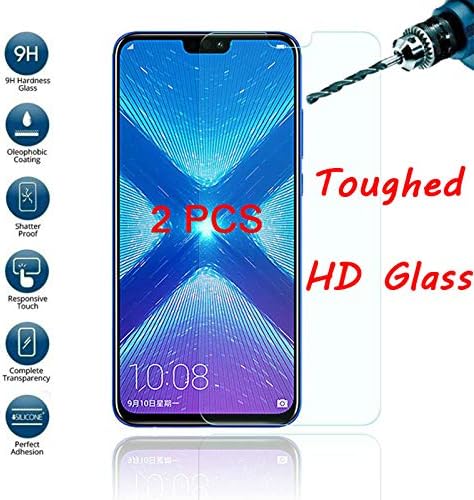 2 Adet koruyucu cam için Huawei onur 8X8 x 8c 8a 8 8s Ekran Koruyucu üzerinde Huawei onur 8X max 8lite ışık not 8